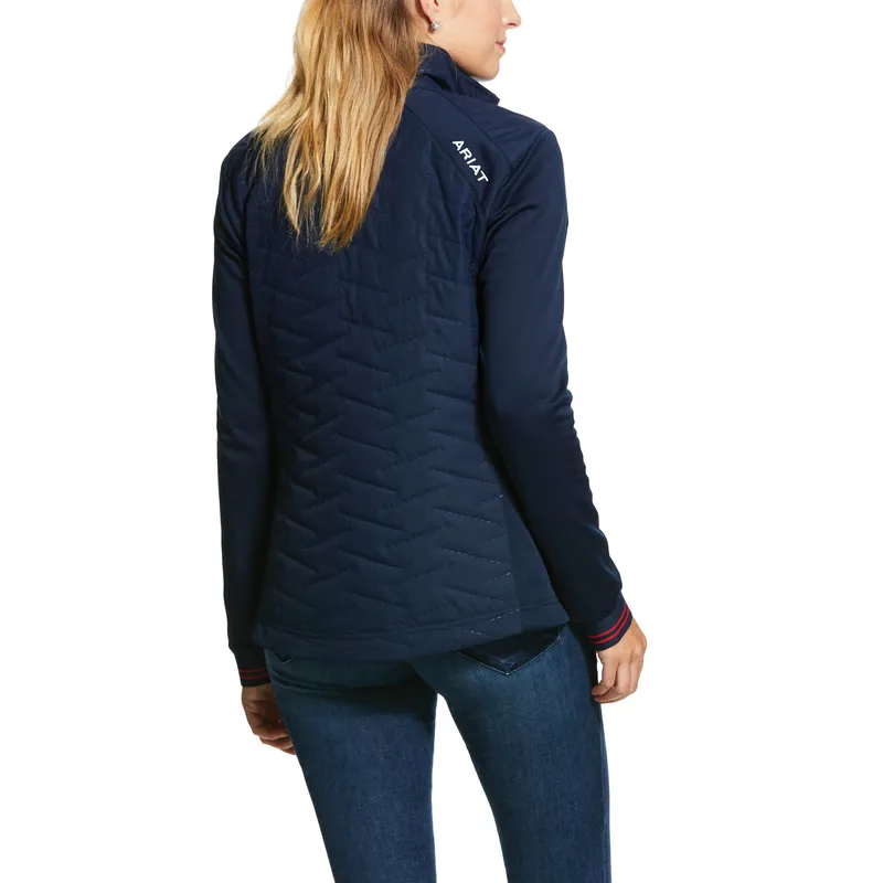 Ariat Hybrid Insulated Jacket Ladies in Team Navy-3